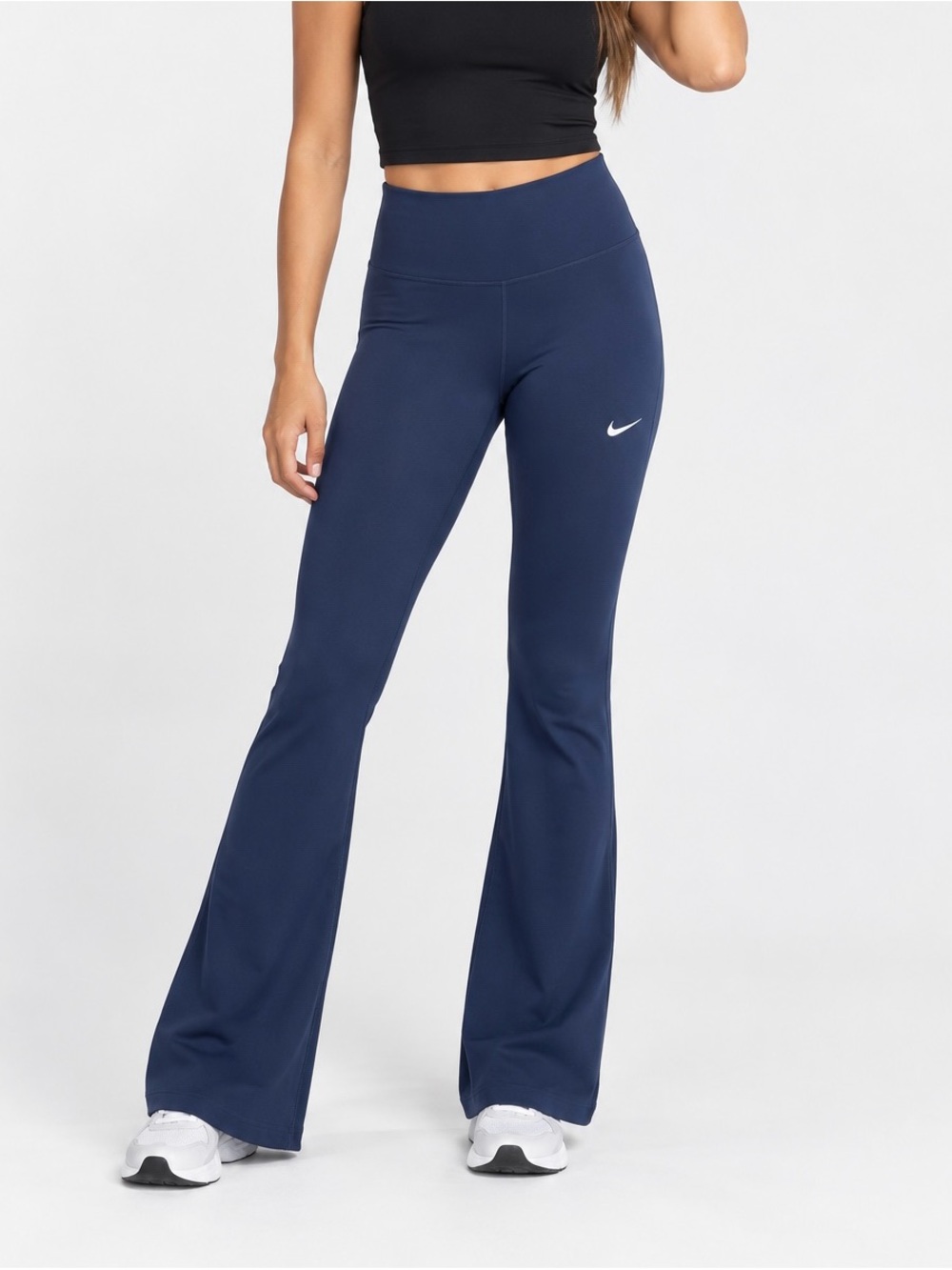 Nike Navy High-Rise Flare Leggings